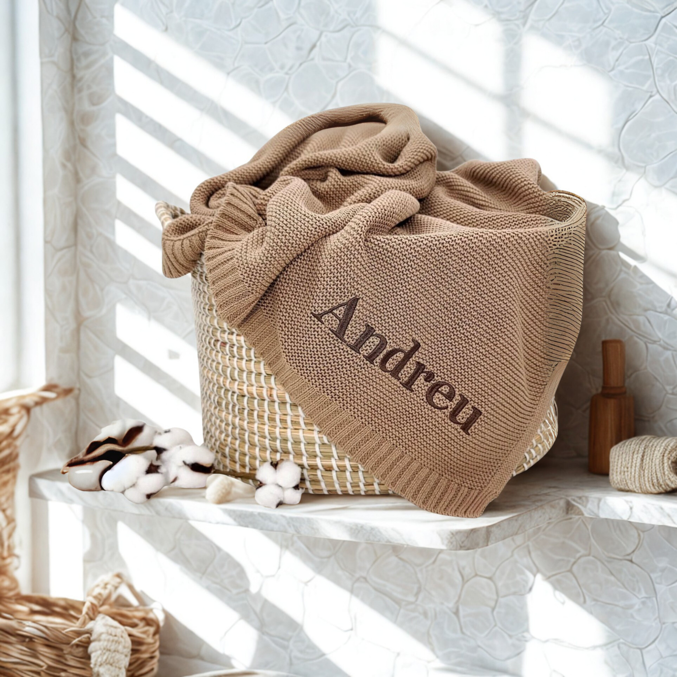 Personalized Baby Cotton Blanket