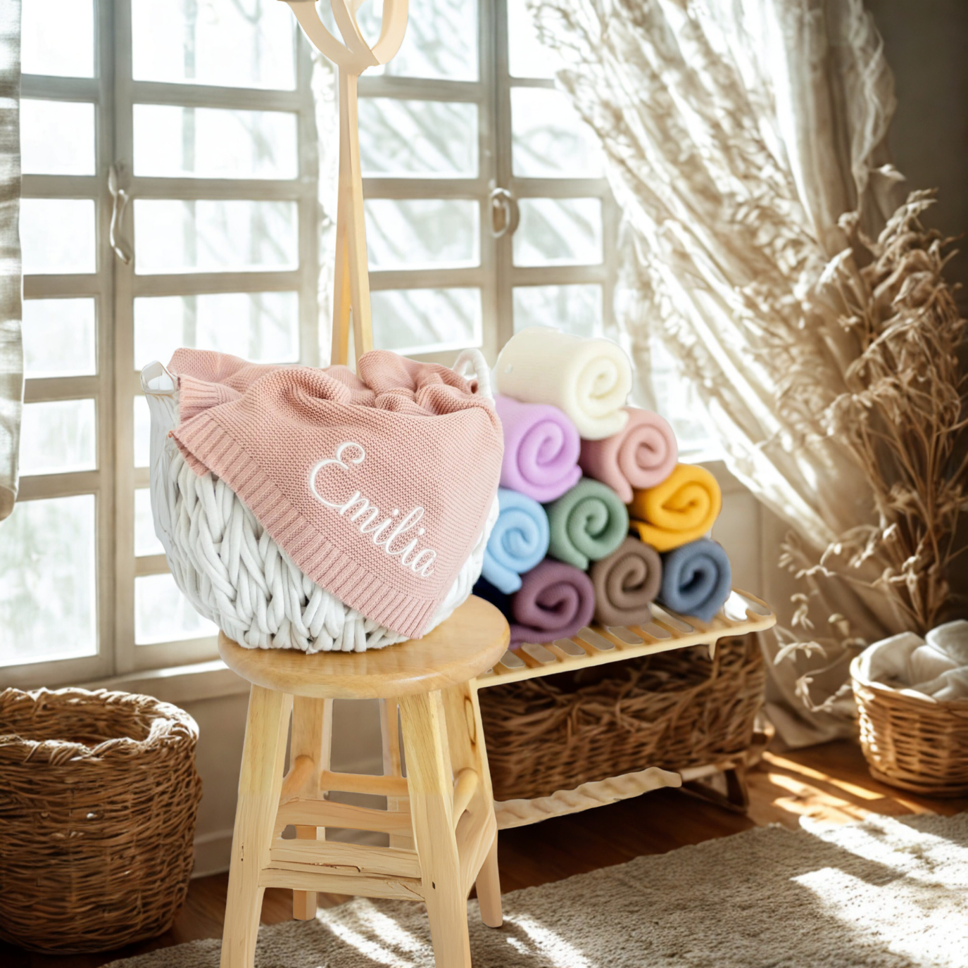 Personalized Baby Cotton Blanket
