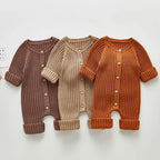 French Knit Autumn Romper