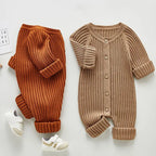 French Knit Autumn Romper