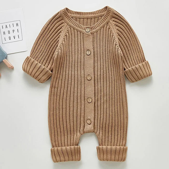 French Knit Autumn Romper