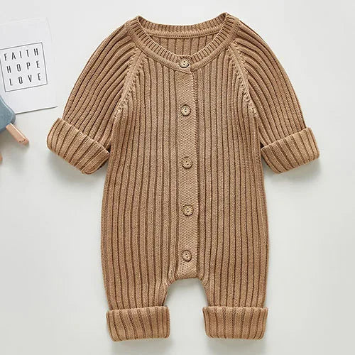 French Knit Autumn Romper