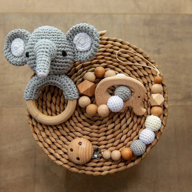 Wood & Crochet Toy