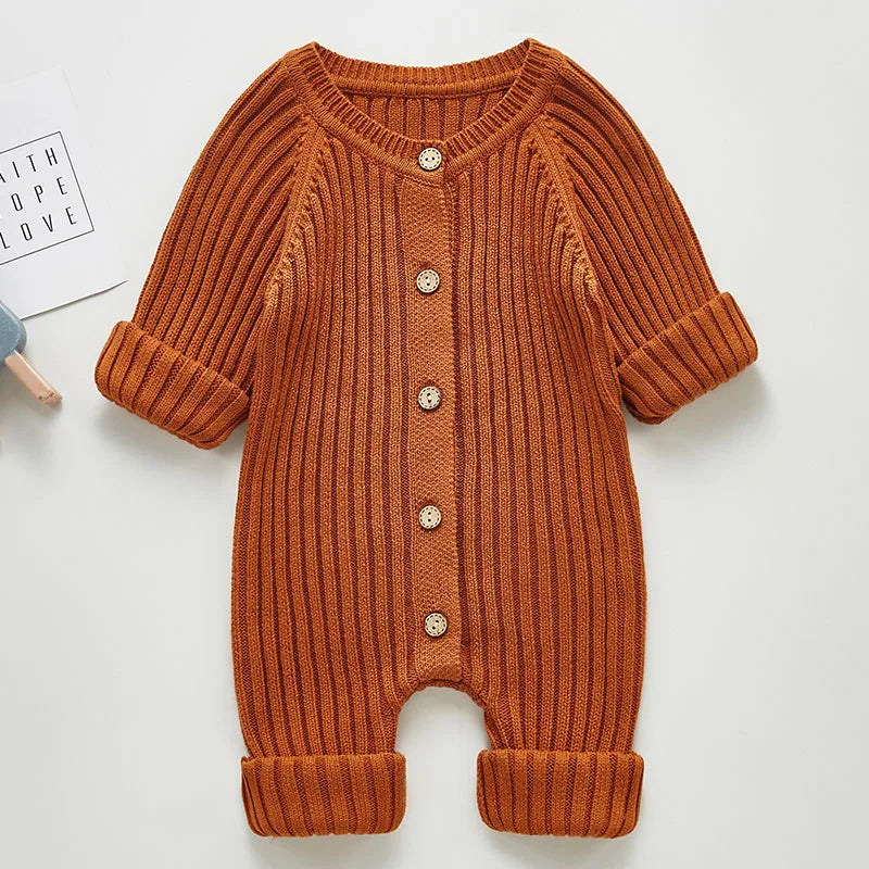 French Knit Autumn Romper