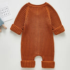 French Knit Autumn Romper