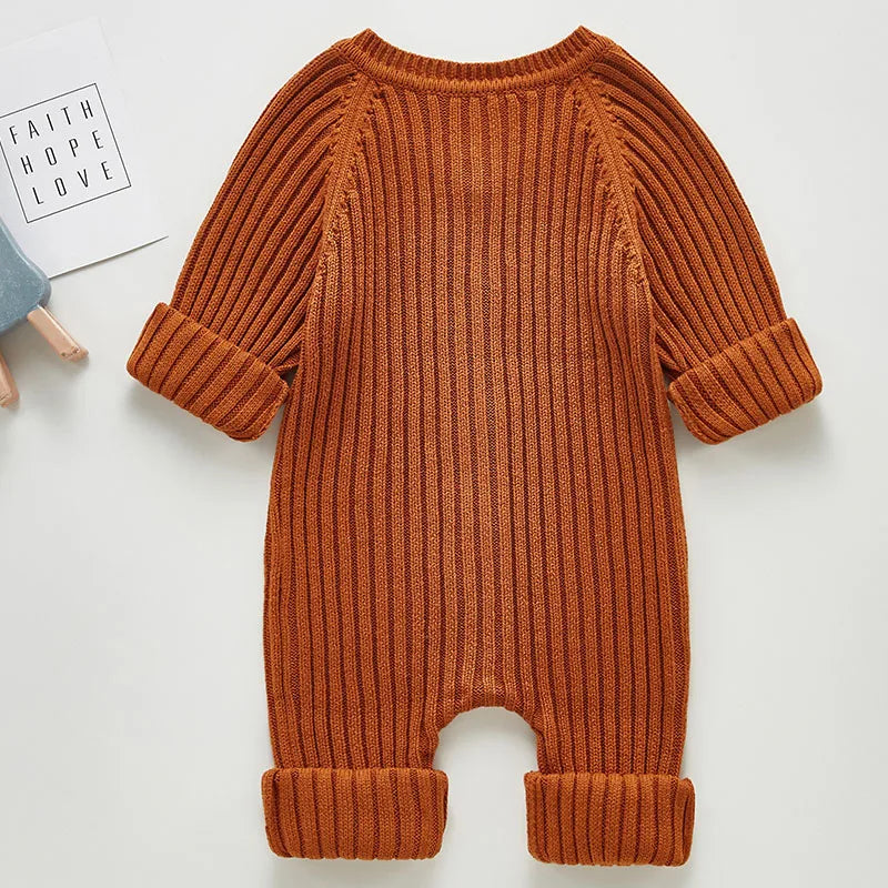 French Knit Autumn Romper