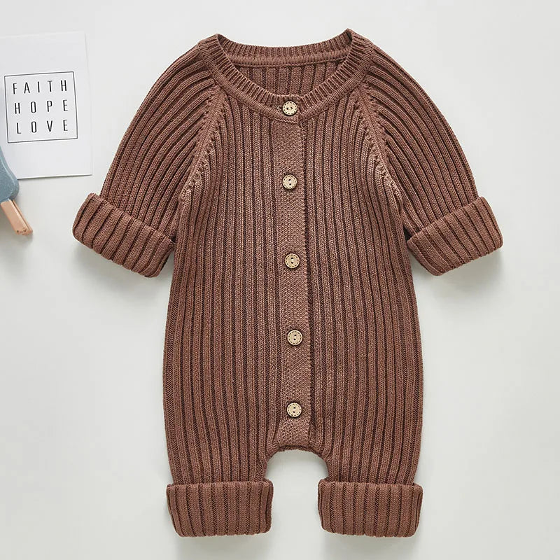 French Knit Autumn Romper