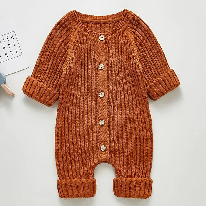 French Knit Autumn Romper