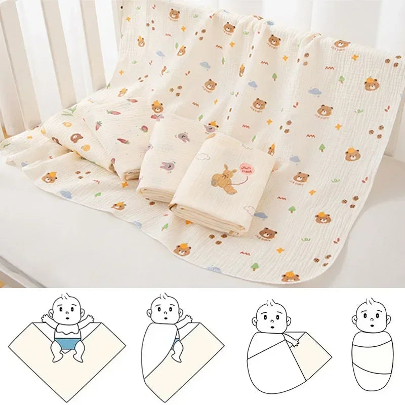Muslin Baby Blanket 80x80cm