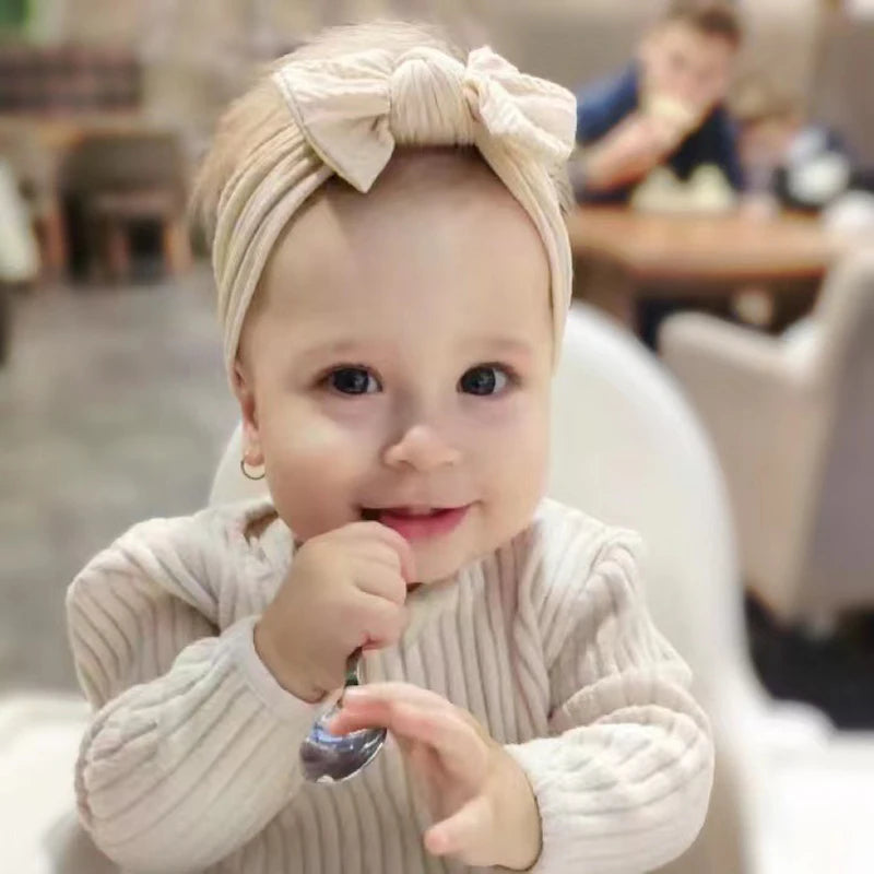 Baby Girl Nylon Headbands 3 pcs
