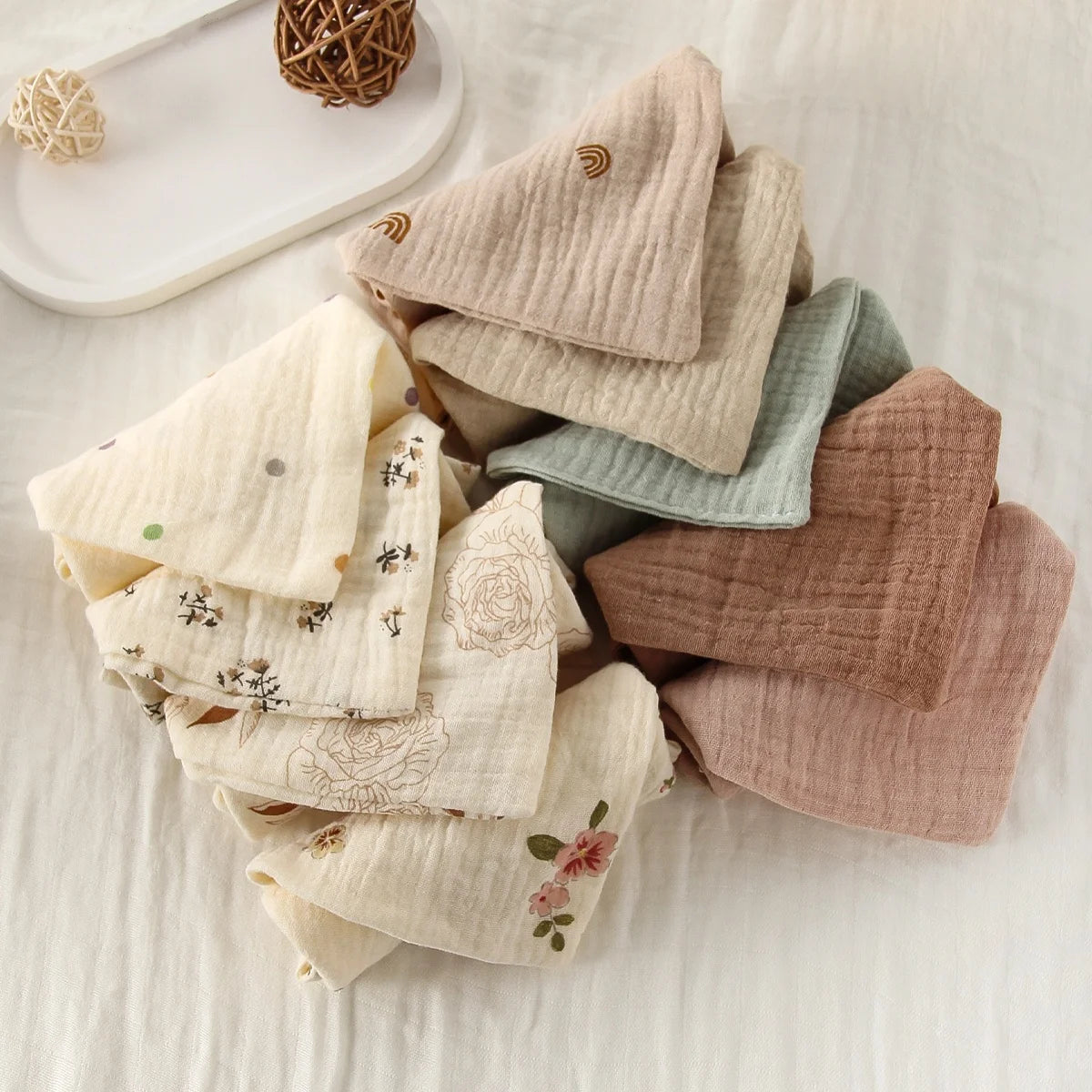 5-Pack Organic Cotton Baby Washcloths
