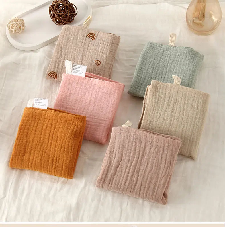 5-Pack Organic Cotton Baby Washcloths