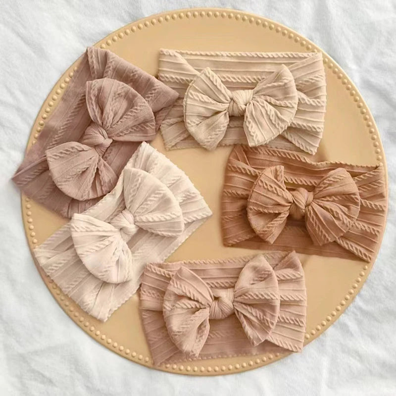 Baby Girl Nylon Headbands 3 pcs