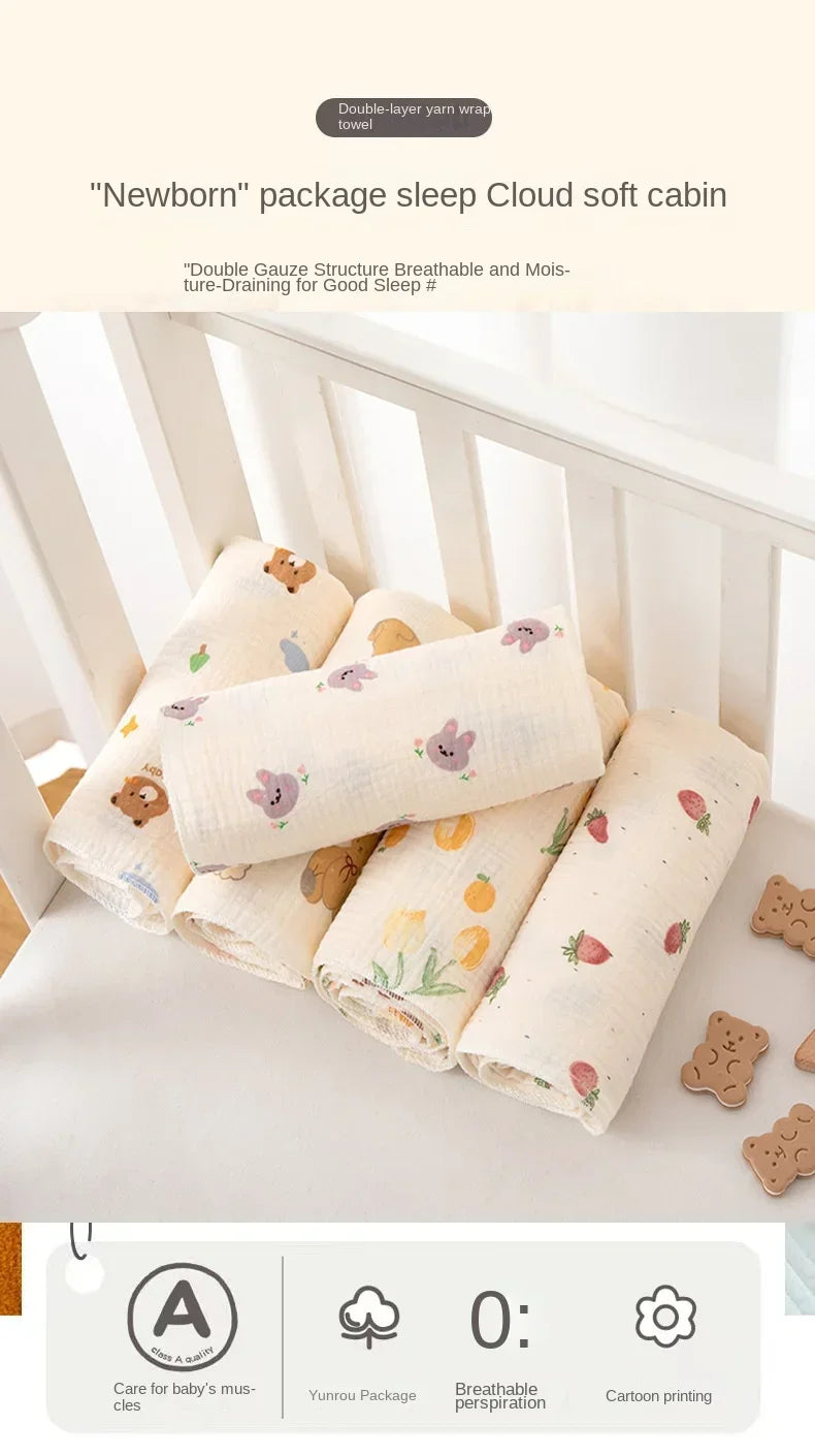 Muslin Baby Blanket 80x80cm