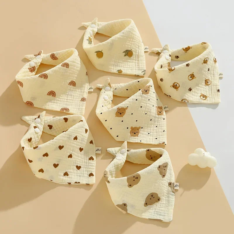 Baby Bandana Bibs – 5-Pack