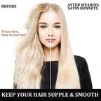 Bonnet de Nuit en Satin Premium – Anti-Frisottis & Cheveux Protégés