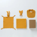 Set Personalized Name Muslin Cotton Baby Blanket 4pcs