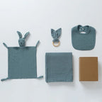 Set Personalized Name Muslin Cotton Baby Blanket 4pcs