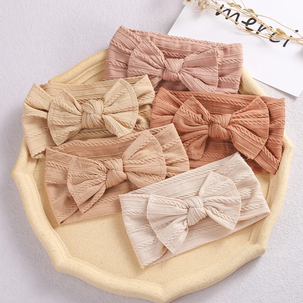 Baby Girl Nylon Headbands 3 pcs