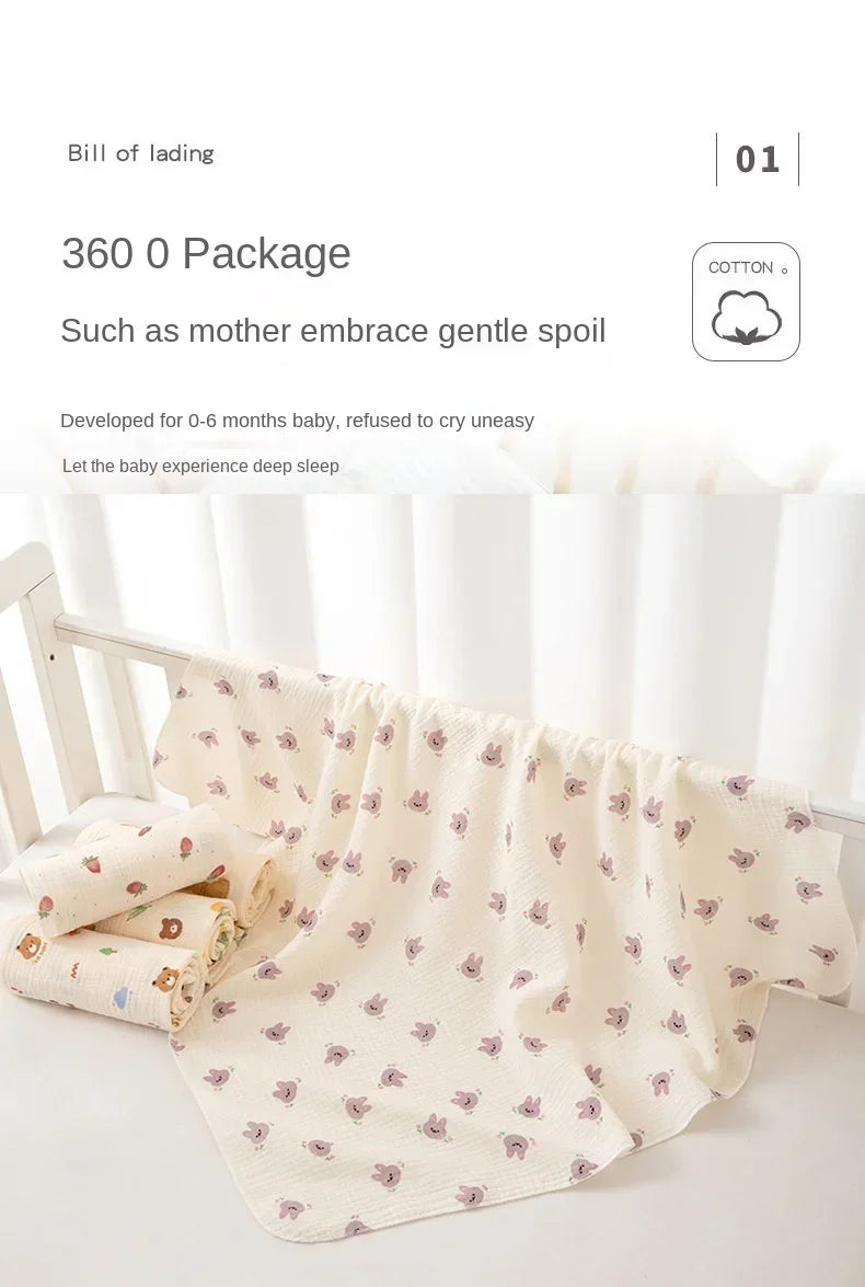 Muslin Baby Blanket 80x80cm