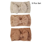 Baby Girl Nylon Headbands 3 pcs
