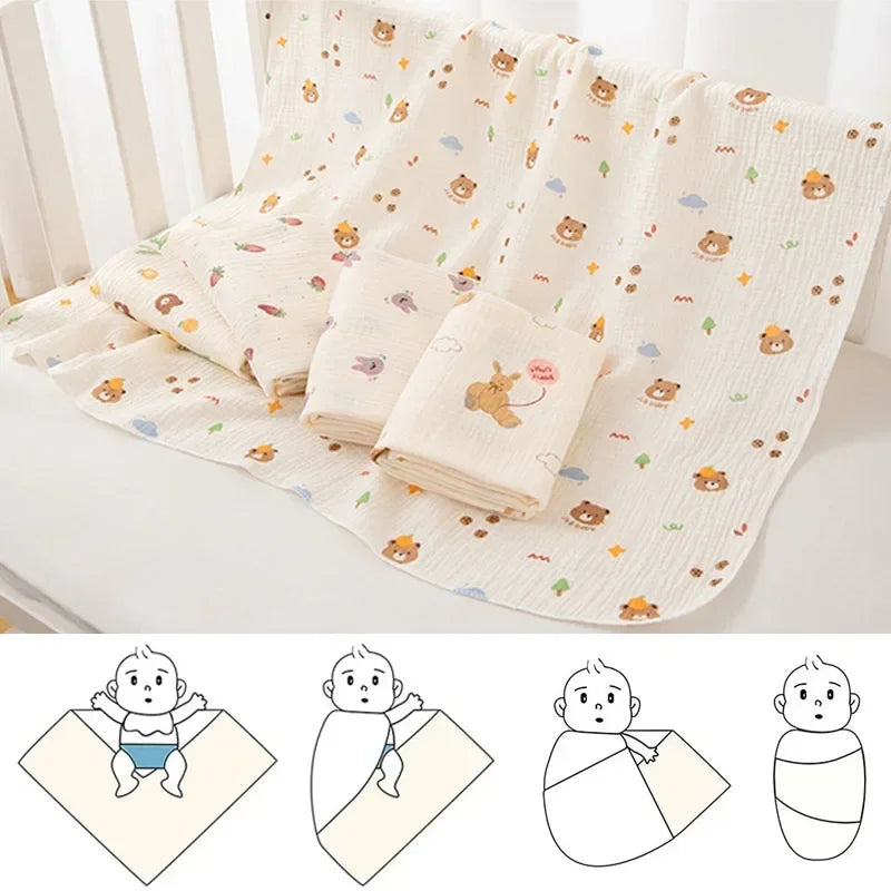 Muslin Baby Blanket 80x80cm
