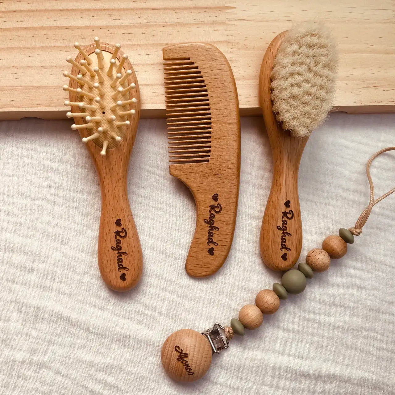 Personalized Baby Brush Set – 3pcs