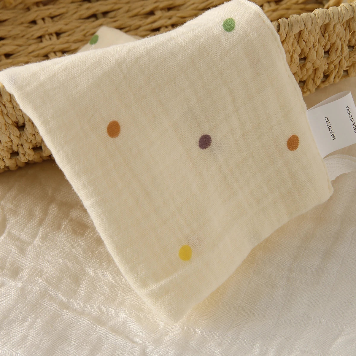 5-Pack Organic Cotton Baby Washcloths
